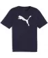 Muški dres PUMA TEAMRISE LOGO JERSEY COTTON 658705_06 PUMA MORNARICA/PUMA BIJELA