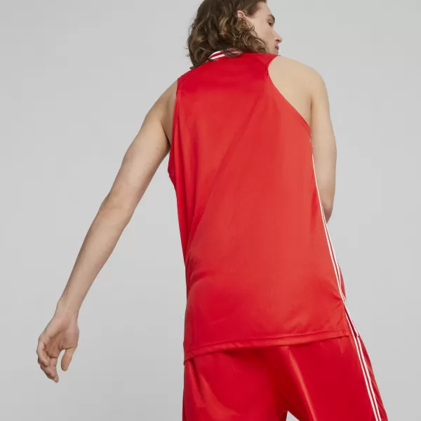  Muški dres PUMA HOOPS TEAM GAME JERSEY 67662804 PUMA RED 