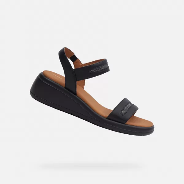  Ženske sandale GEOX MELICONIA G000969 CRNA 