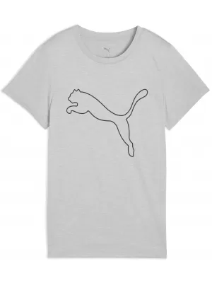 Košulja PUMA W TAD ESSENTIAL HEATHER LOGO TEE 52589304 SVIJETLO SIVA HEATHER