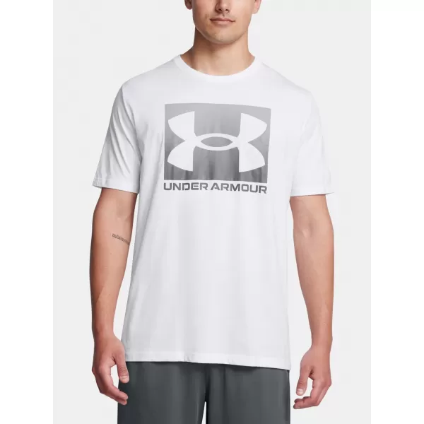  Muška majica kratkih rukava UNDER ARMOUR UA M BOXED SPORTS UPDATED SS 1386793-100 BIJELA 