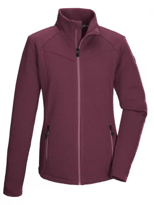 Ženski sweatshirt KILLTEC KOW 2 TAMNO PUDERASTO