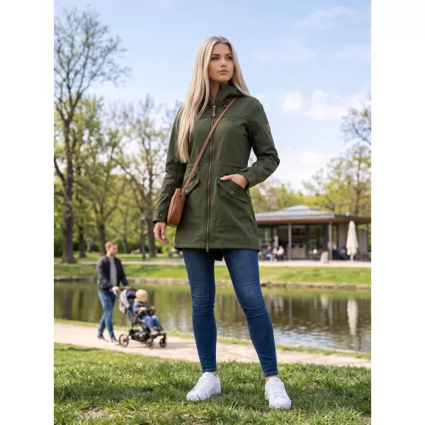  Ženska softshell jakna ALTISPORT GEMEE KAKI 