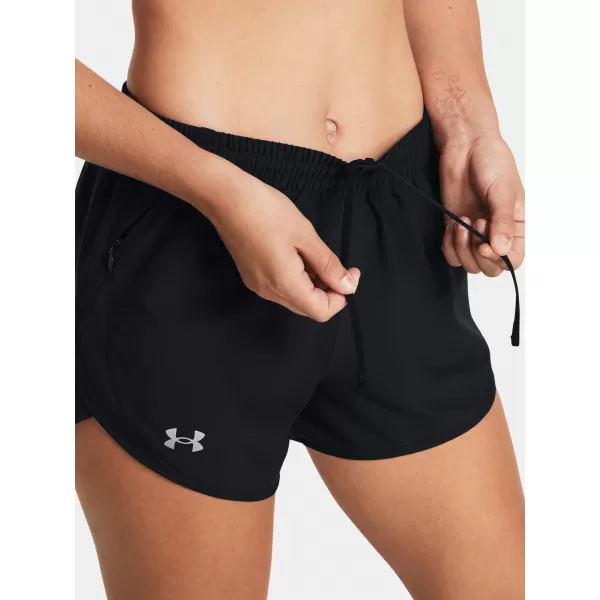  Ženske kratke hlače UNDER ARMOUR UA FLY BY 3'' SHORTS 1382438-001 CRNA 