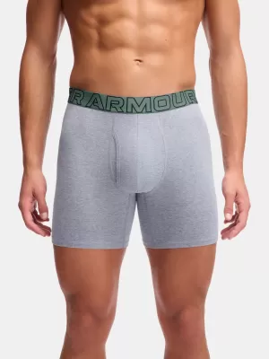Muške bokserice UNDER ARMOUR M UA PERF COTTON (3KS) 1383889-035 JASPIS PLAVI