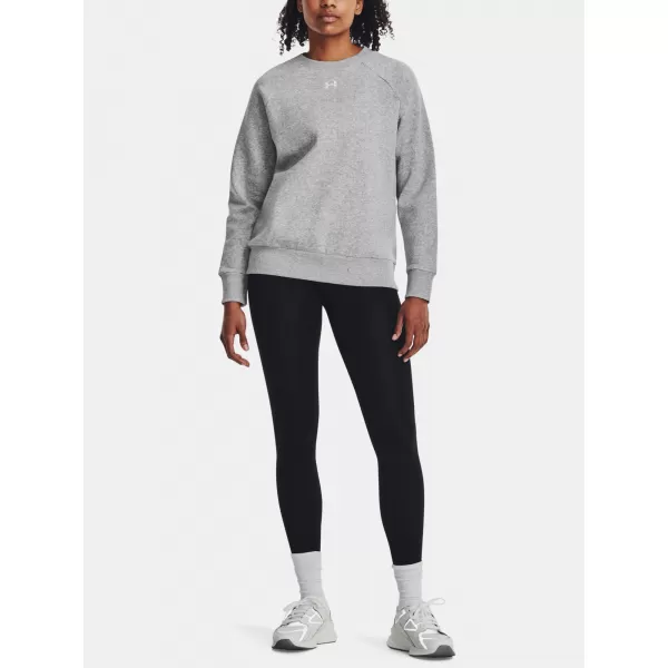  Ženski sweatshirt UNDER ARMOUR UA RIVAL FLEECE CREW 1379508-012 SIVA 