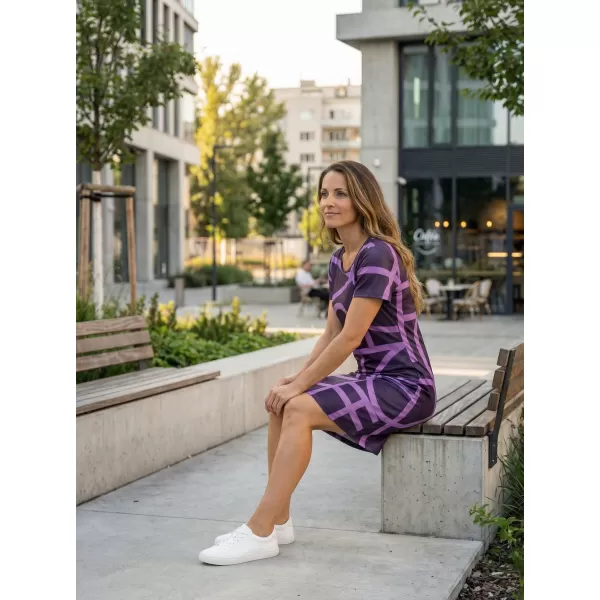  Ženska produžena premium majica ALTISPORT VOJ/ALW085SAT02 RUŽIČASTA 