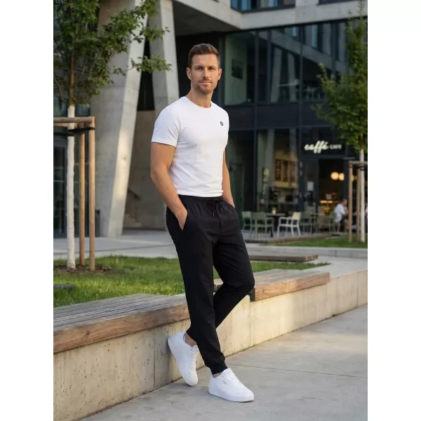  Muške hlače ALTISPORT ATS JOGGER CLASSIC - FIT CRNA 