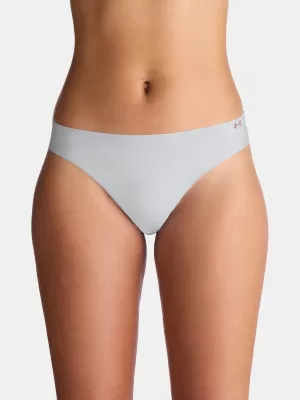 Ženske tange UNDER ARMOUR UA PURE STRETCH NS (3KS) 1383893-014 ZDRAVO SIVA
