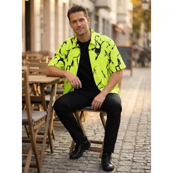  Muška vrhunska košulja ALTISPORT VOJ/ALM052KOS01 NEON ZELENA 