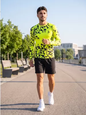 Muška premium funkcionalna kompresijska majica ALTISPORT VOJ/ALM108TR03 NEON ŽUTA