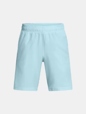 Kratke hlače za dječake UNDER ARMOUR UA TECH WOVEN WORDMARK SHORT 1383341-494 PLAVA