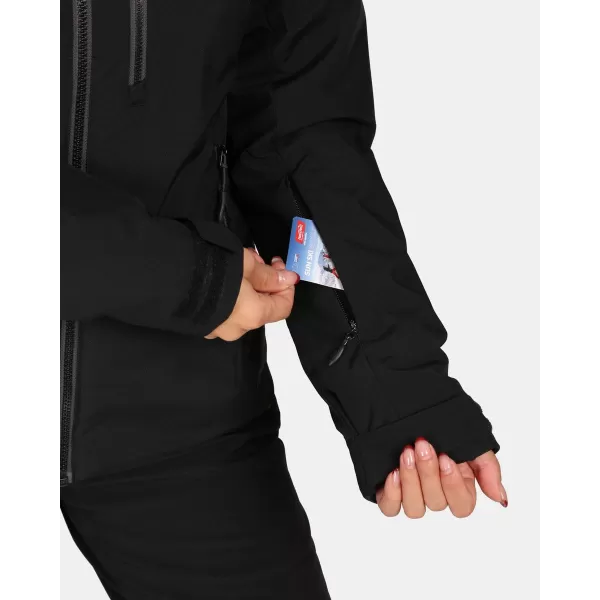  Ženska skijaška jakna KILPI FLIP-W ZL0110KI CRNI 