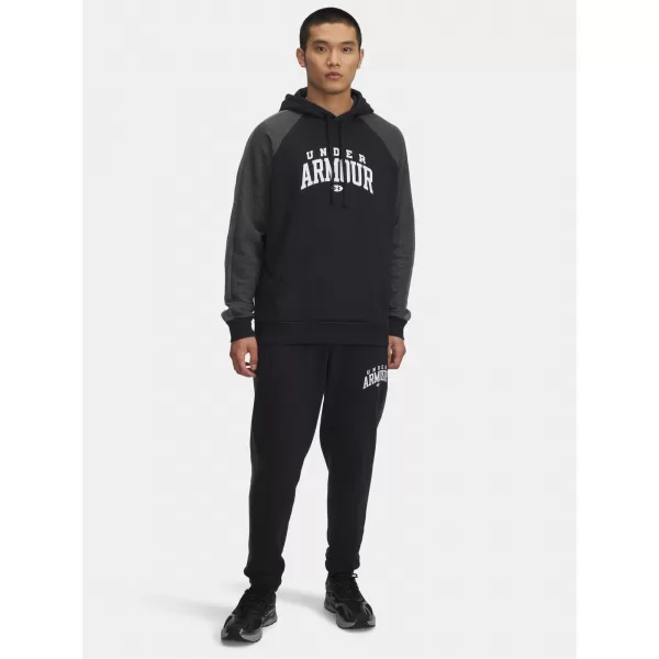  Muške sportske hlače UNDER ARMOUR UA RIVAL FLC CB PANTS 6003954-001 CRNA 
