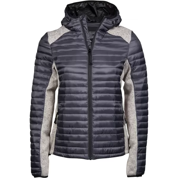  Ženska jakna TEE JAYS | TJ 9611 SVEMIRSKO SIVA/SIVI MELANGE 