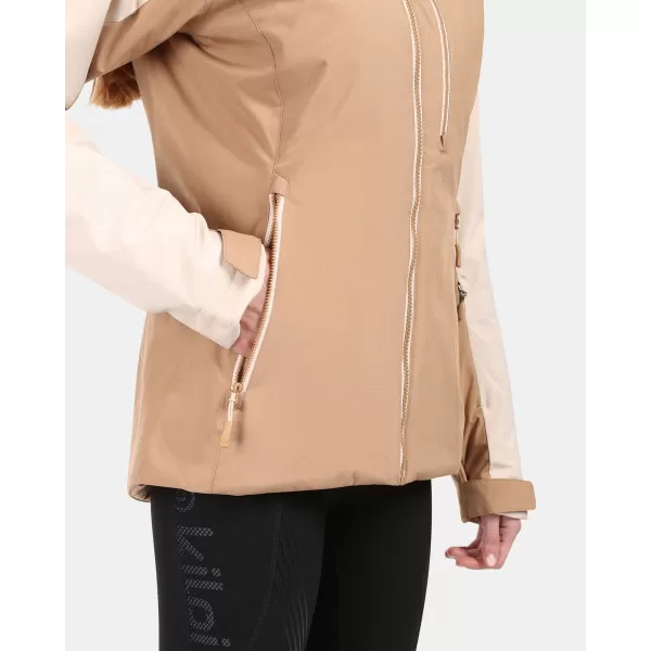  Ženska skijaška jakna KILPI FLIP-W ZL0110KI BEŽ 