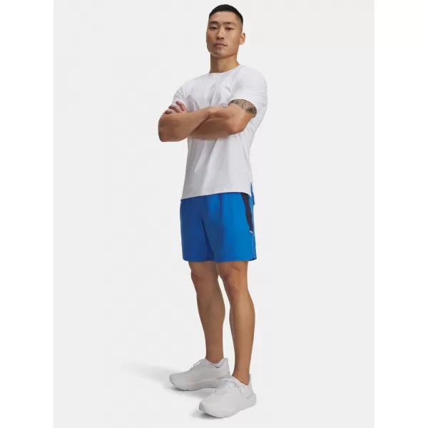  Muške kratke hlače UNDER ARMOUR UA LAUNCH PRO 2N1 7 SHORTS PLAVA 
