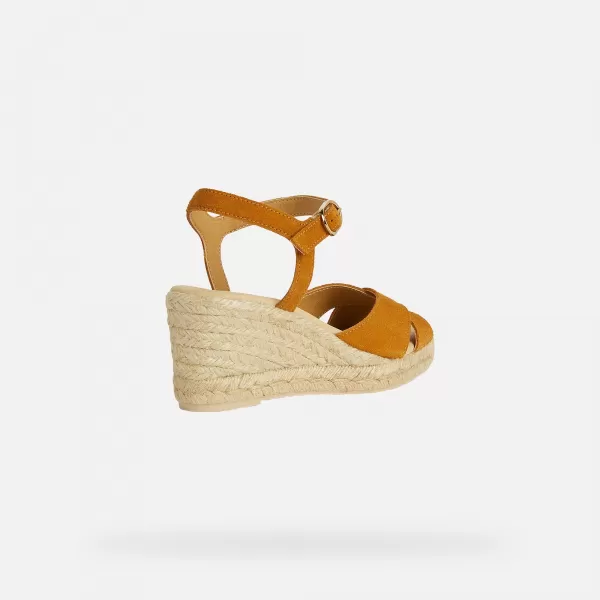 Ženske sandale GEOX GELSA LOW JANTAR 