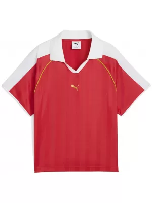 Ženski dres PUMA T7 RELAXED FOOTBALL JERSEY 63215711 ZA SVA VREMENA CRVENA