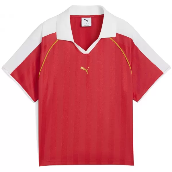  Ženski dres PUMA T7 RELAXED FOOTBALL JERSEY 63215711 ZA SVA VREMENA CRVENA 