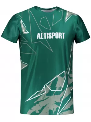 Vrhunska muška košulja za slobodno vrijeme ALTISPORT VOJ/ALM123TR06 TAMNO ZELENA