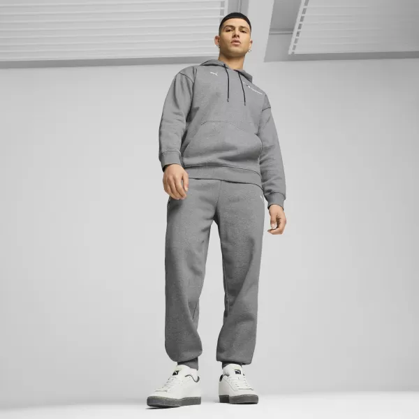  Muški tragovi PUMA BMW MMS ESS+ PANTS FLEECE 62749903 SREDNJE SIVO ODVJETNIK 