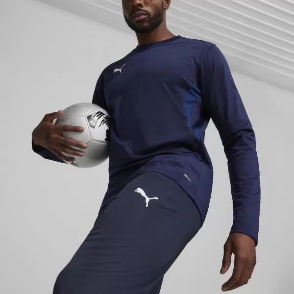  Muške hlače PUMA TEAMGOAL TRAINING PANT 658639_06 PUMA TAMNOPLAVA/BIJELA/PERZIJSKO PLAVA 