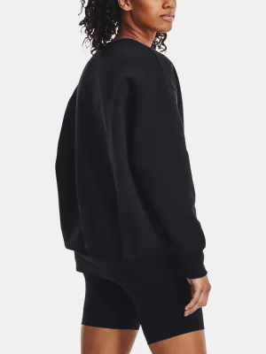 Ženski sweatshirt UNDER ARMOUR ESSENTIAL FLC OS CREW 1379475-001 CRNA
