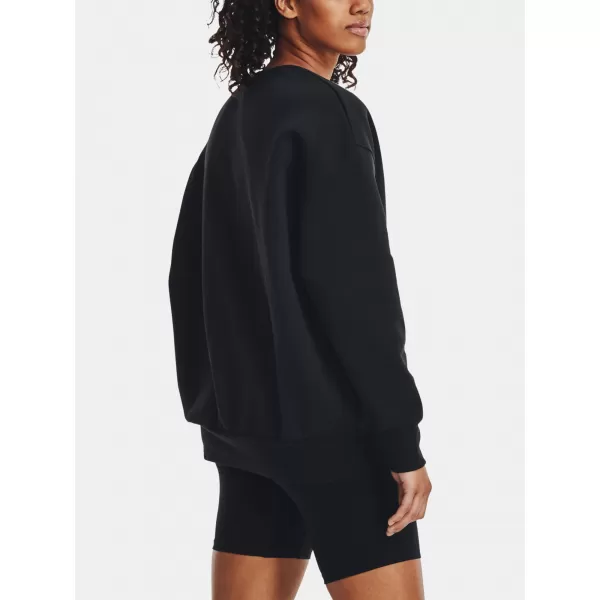 Ženski sweatshirt UNDER ARMOUR ESSENTIAL FLC OS CREW 1379475-001 CRNA 