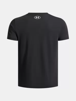 Majica za dječake UNDER ARMOUR UA OVERLAY WM SS 6005069-001 CRNA
