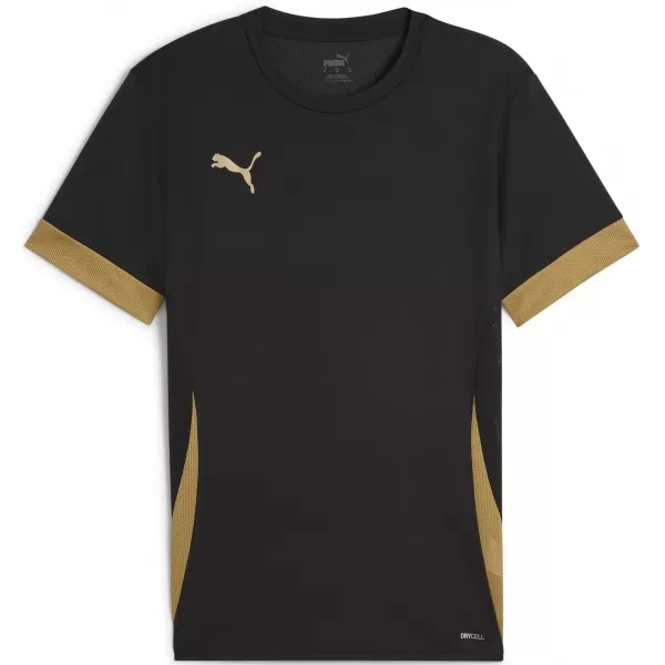  Muški dres PUMA TEAMGOAL MATCHDAY JERSEY 705747_28 PUMA CRNO/ZLATO/MAT ZLATO 