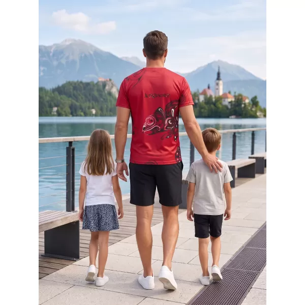  Vrhunska muška košulja za slobodno vrijeme ALTISPORT VOJ/ALM122TR06 CRVENA 