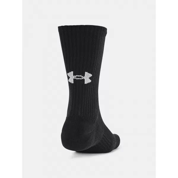  Čarape UNDER ARMOUR UNISEX UA TC 3PK CREW 1386311-001 CRNA 