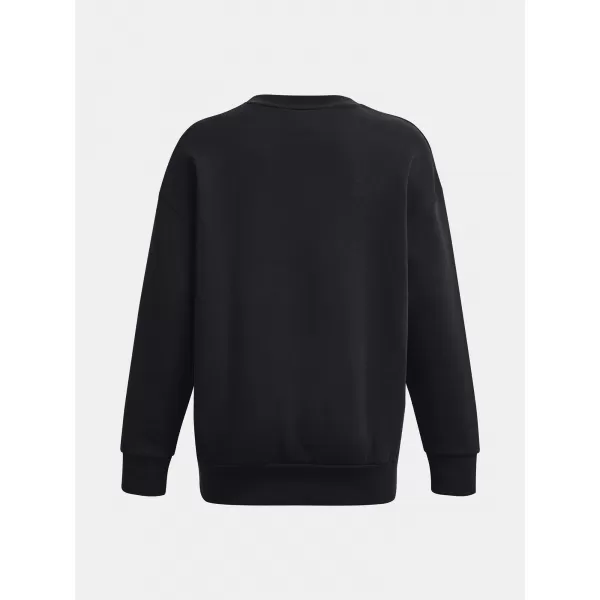  Ženski sweatshirt UNDER ARMOUR ESSENTIAL FLC OS CREW 1379475-001 CRNA 