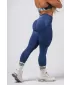 Bešavne maksimalne push-up tajice za oblikovanje FLOW SEAMLESS 497 BLUE Nebbia