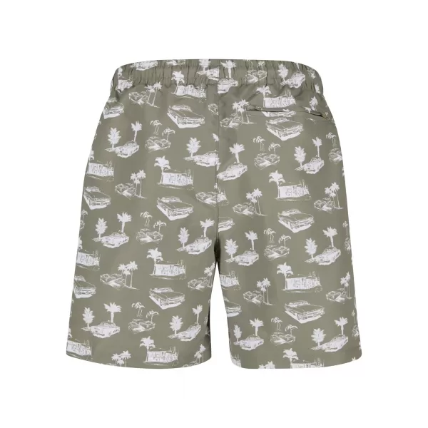  Kupne kratke hlače URBAN CLASSICS TB2679 BLIJEDA MASLINA/BIJELA 