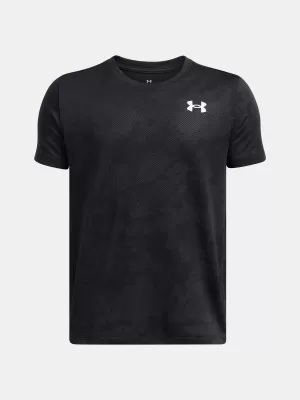 Majica za dječake UNDER ARMOUR UA TECH VENT JCQRD SS 1390019-001 CRNA