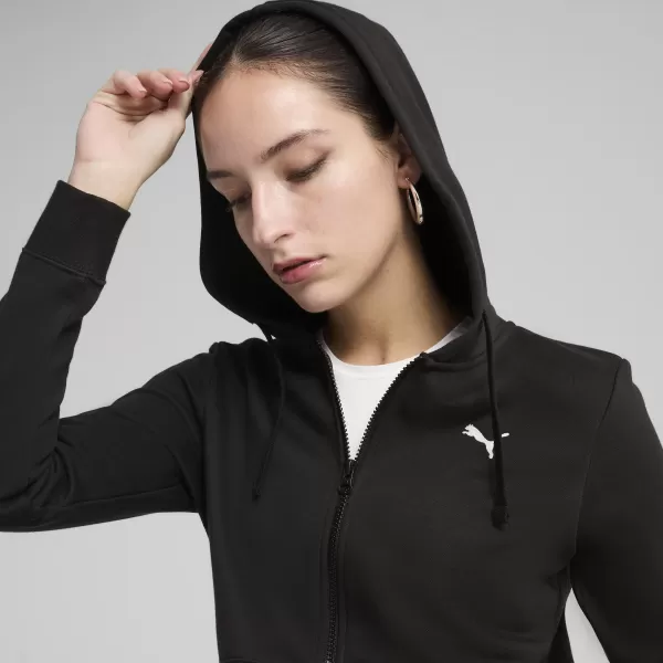  Ženska jakna PUMA ESS FULL-ZIP HOODIE FL 68240401 PUMA CRNA 