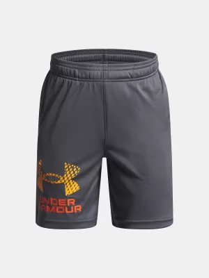 Kratke hlače za dječake UNDER ARMOUR UA TECH LOGO SHORTS 1383333-026 SIVA