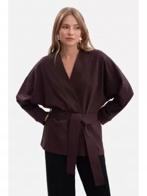 Ženska bluza BEWEAR B297 TAMNA ČOKOLADA
