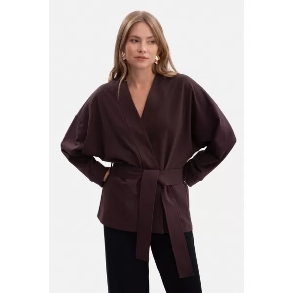  Ženska bluza BEWEAR B297 TAMNA ČOKOLADA 