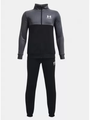 Dječački komplet UNDER ARMOUR UA RIVAL CB KNIT TRACK SUIT 1373978-044 SIVA