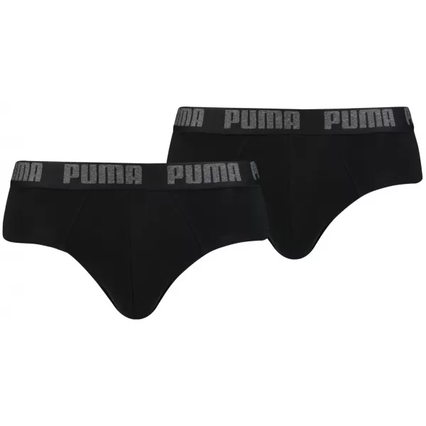  Muški gaćice PUMA BASIC BRIEF 2P 88910006 CRNO/CRNO 