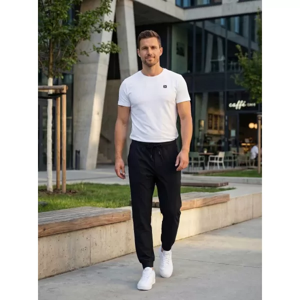  Muške hlače ALTISPORT ATS JOGGER CLASSIC - FIT CRNA 
