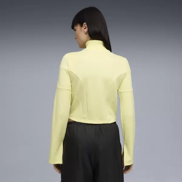  Ženska jakna PUMA DARE TO SLIM CROPPED TRACK JACKET 63214635 ZLATNI MJESEC 