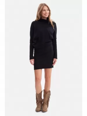 Haljina BEWEAR B309 CRNA