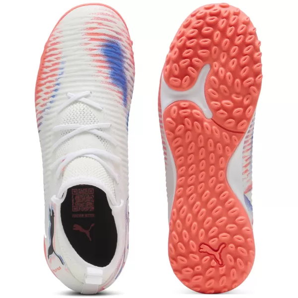  Dječje cipele PUMA FUTURE 8 MATCH TT + MID JR 10861601 WHITE/ BIJELA/PUMA CRNO/BLISTAVO CRVENO 