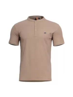 majica PENTAGON LEVANTES HENLEY T-SHIRT K09025 TAN SMEĐA
