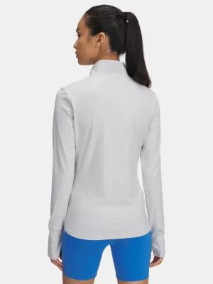 Ženska majica kratkih rukava UNDER ARMOUR UA LAUNCH PRO HALF ZIP 1379349-014 SIVA