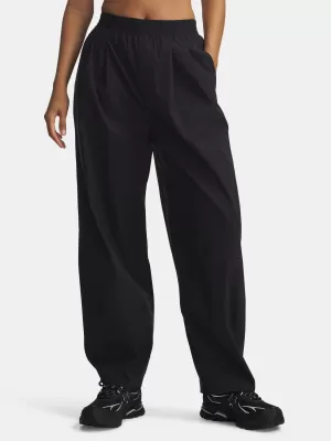Ženske sportske hlače UNDER ARMOUR UA UNSTOPPABLE WVN PLEAT PT 6007027-001 CRNA
